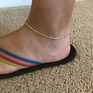 Silver Colored Anklet